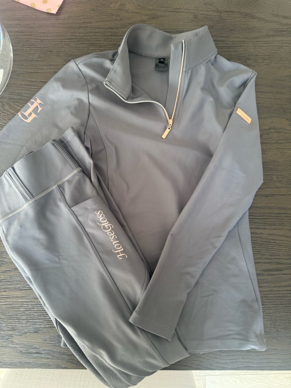 HorseGloss Base Layer Long Sleeve and riding Pants (SET)